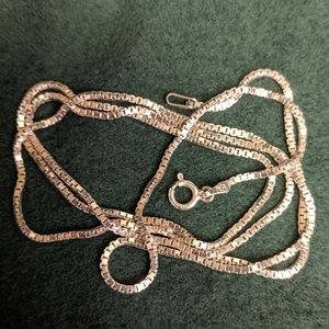 24" Sterling Silver Box Chain